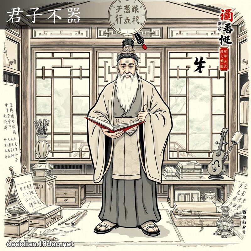 君子不器 - 國語大辭典配圖