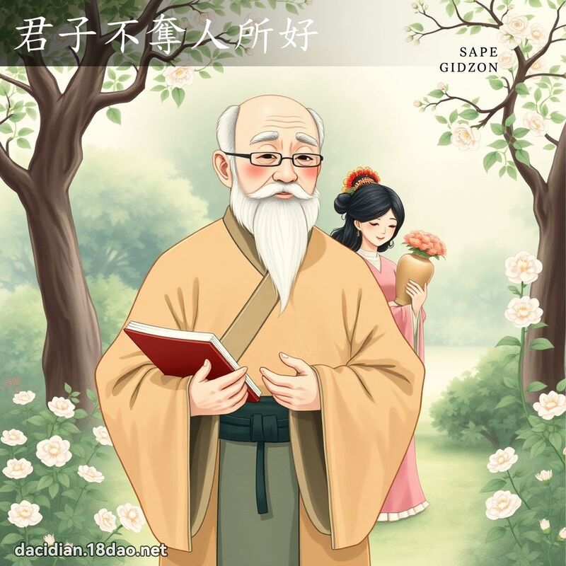 君子不夺人所好 - 国语大辞典配图