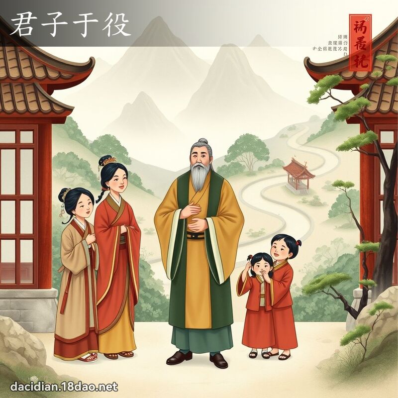 君子于役 - 國語大辭典配圖