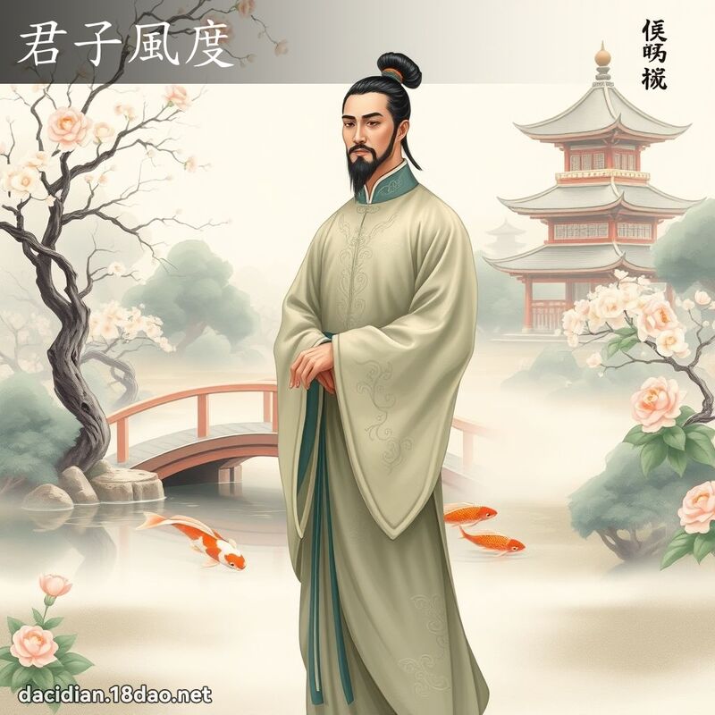 君子風度 - 國語大辭典配圖