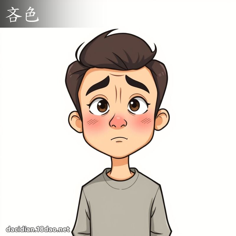 吝色 - 國語大辭典配圖