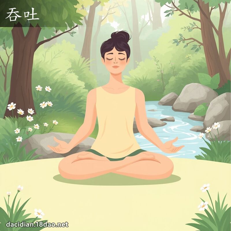 吞吐 - 国语大辞典配图