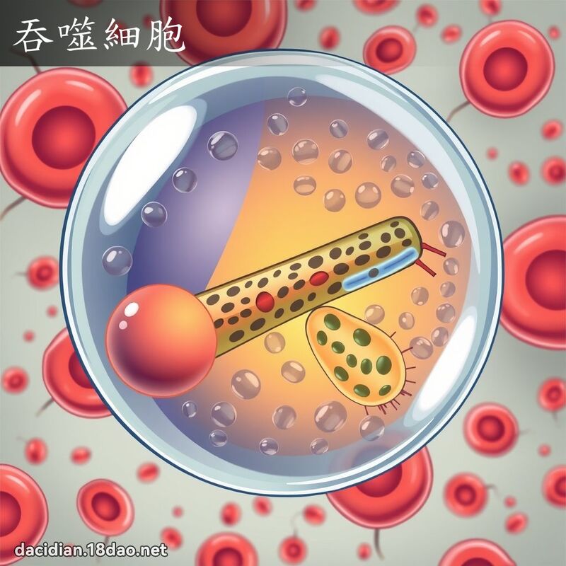 吞噬細胞 - 國語大辭典配圖