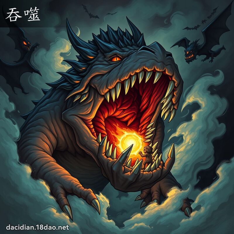 吞噬 - 国语大辞典配图