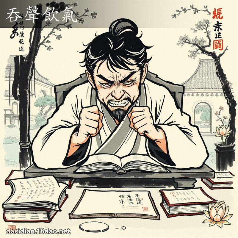 吞聲飲氣 - 國語大辭典配圖