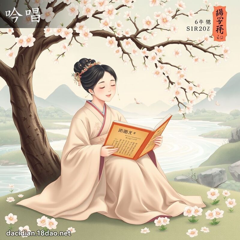 吟唱 - 國語大辭典配圖