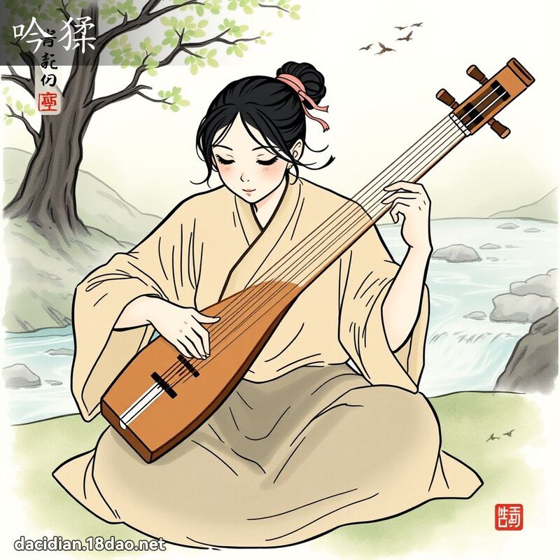吟猱 - 國語大辭典配圖