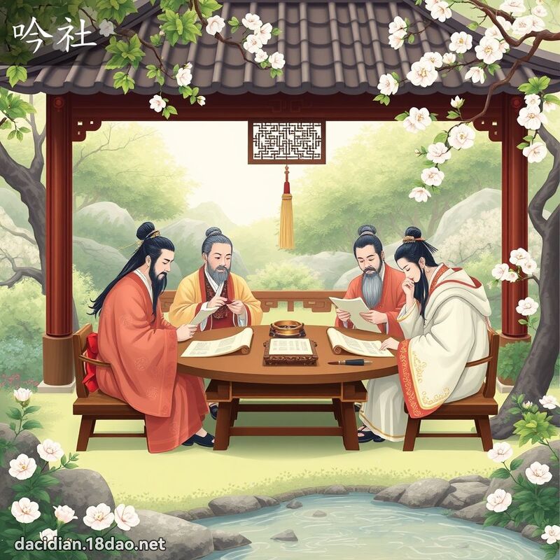 吟社 - 国语大辞典配图