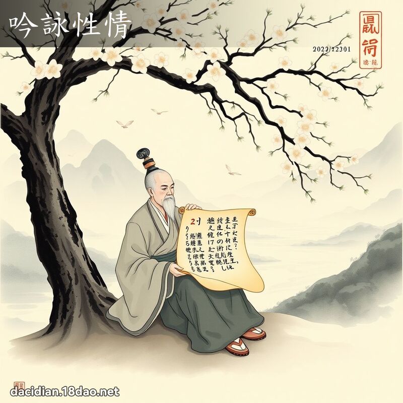 吟詠性情 - 國語大辭典配圖