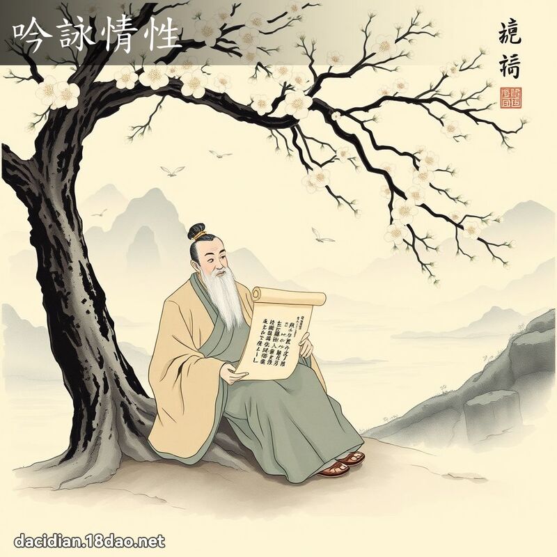 吟咏情性 - 国语大辞典配图