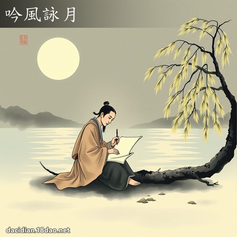 吟风咏月 - 国语大辞典配图