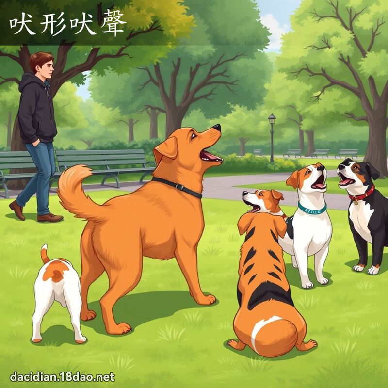 吠形吠聲 - 國語大辭典配圖