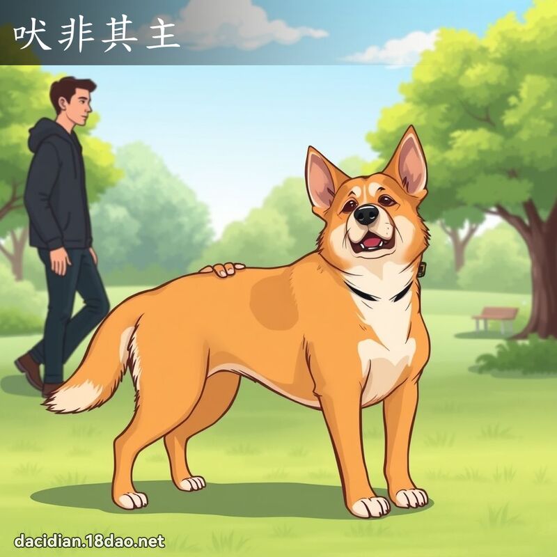 吠非其主 - 国语大辞典配图