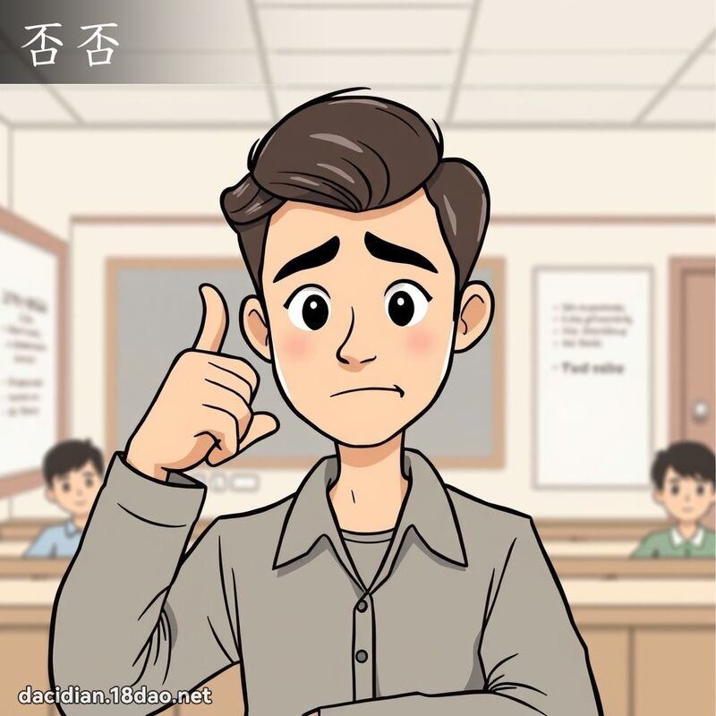 否否 - 国语大辞典配图