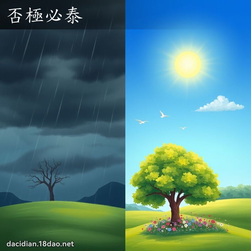 否極必泰 - 國語大辭典配圖