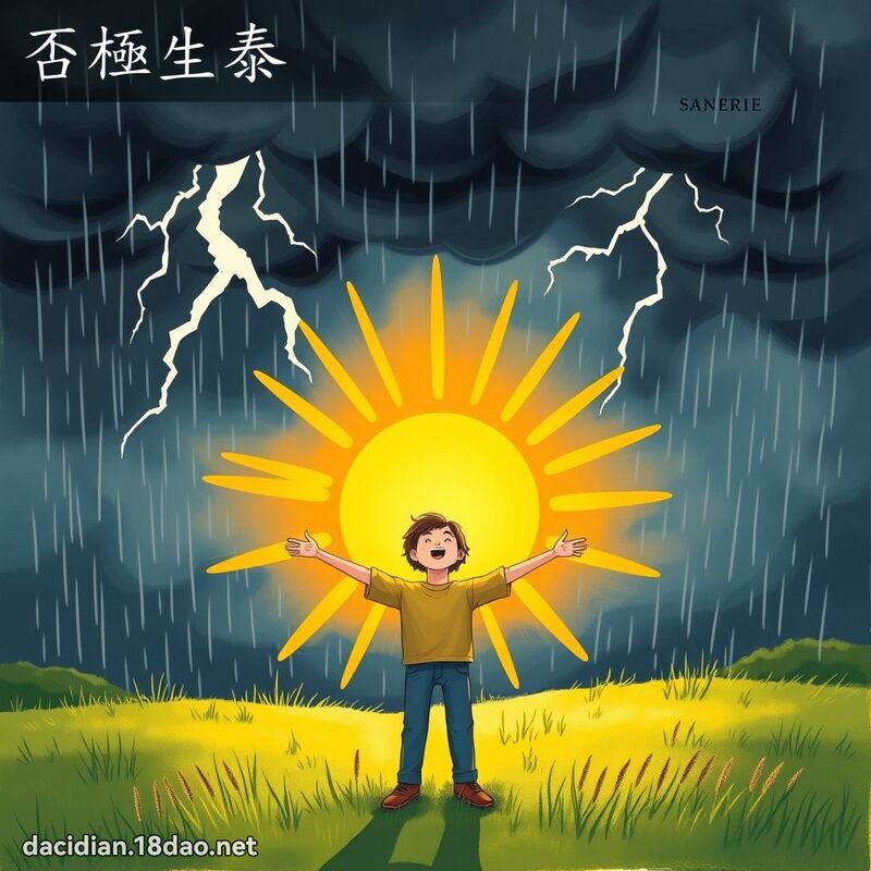 否极生泰 - 国语大辞典配图