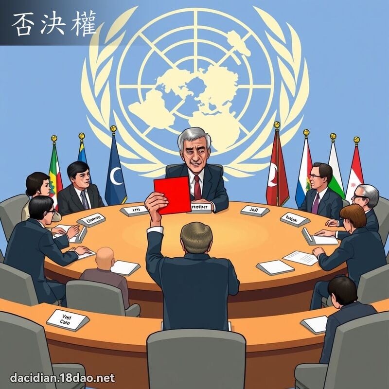 否决权 - 国语大辞典配图
