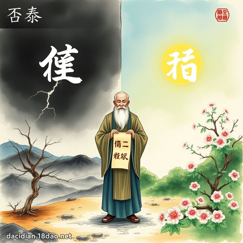 否泰 - 国语大辞典配图