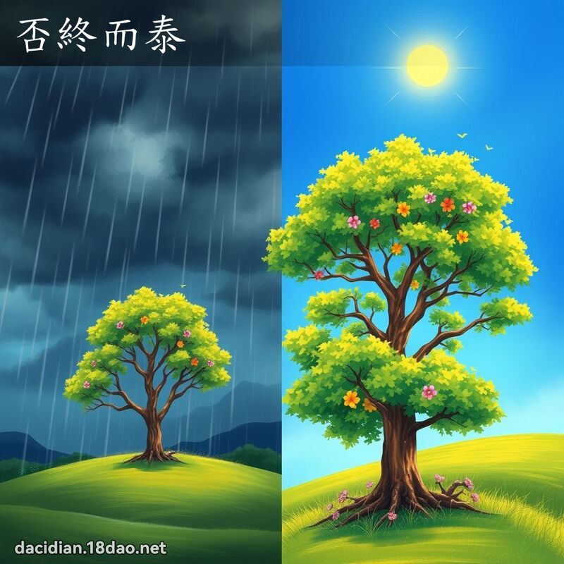 否終而泰 - 國語大辭典配圖