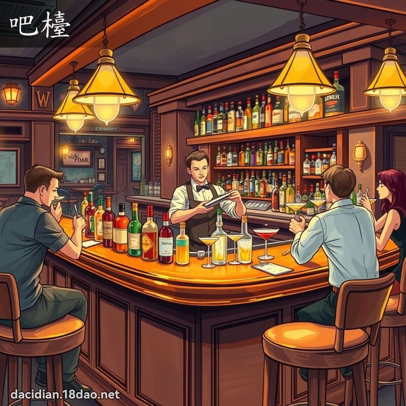 吧台 - 国语大辞典配图