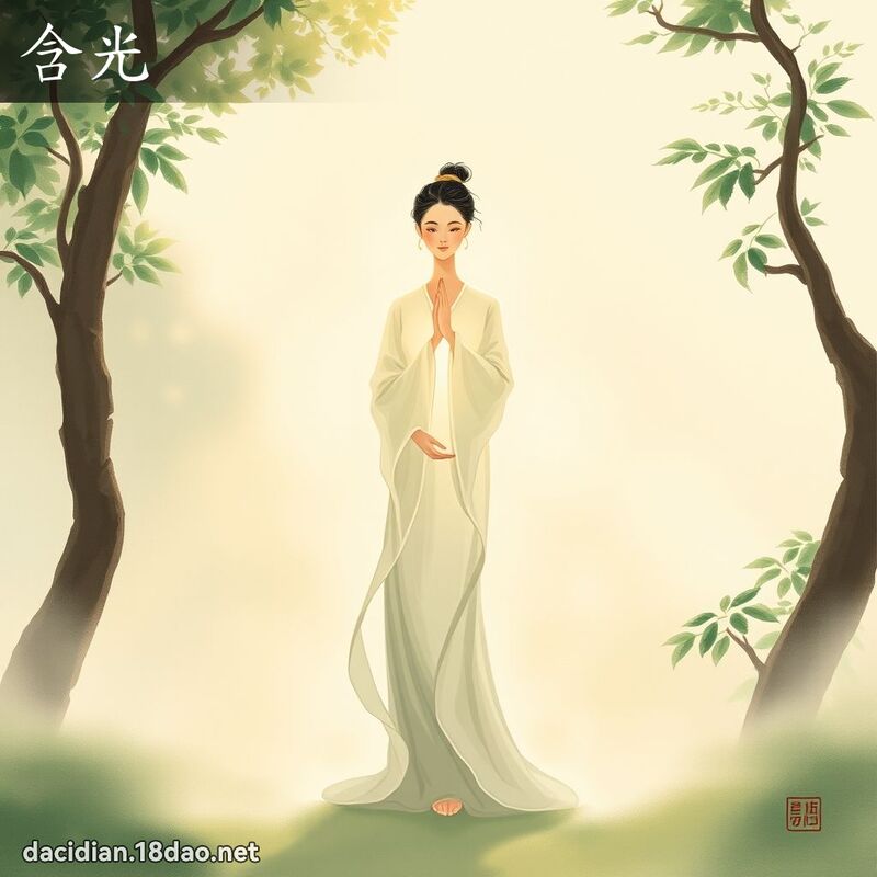 含光 - 国语大辞典配图