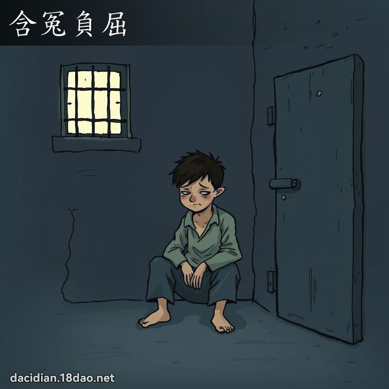 含冤負屈 - 國語大辭典配圖