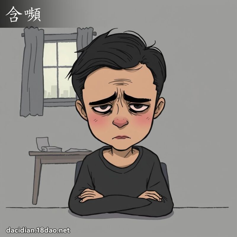 含嚬 - 國語大辭典配圖