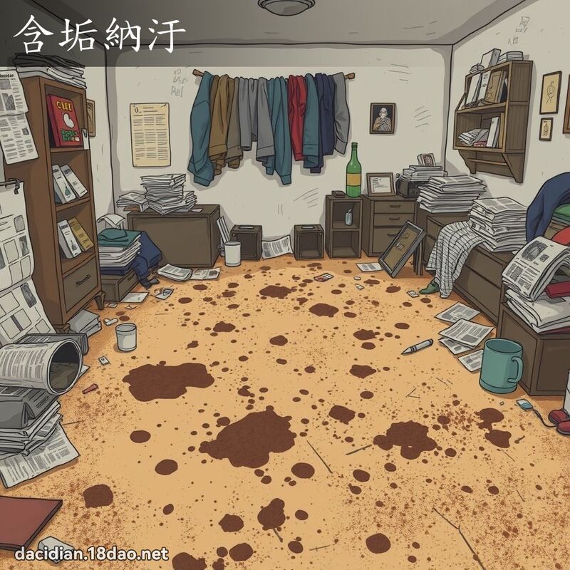 含垢纳汙 - 国语大辞典配图