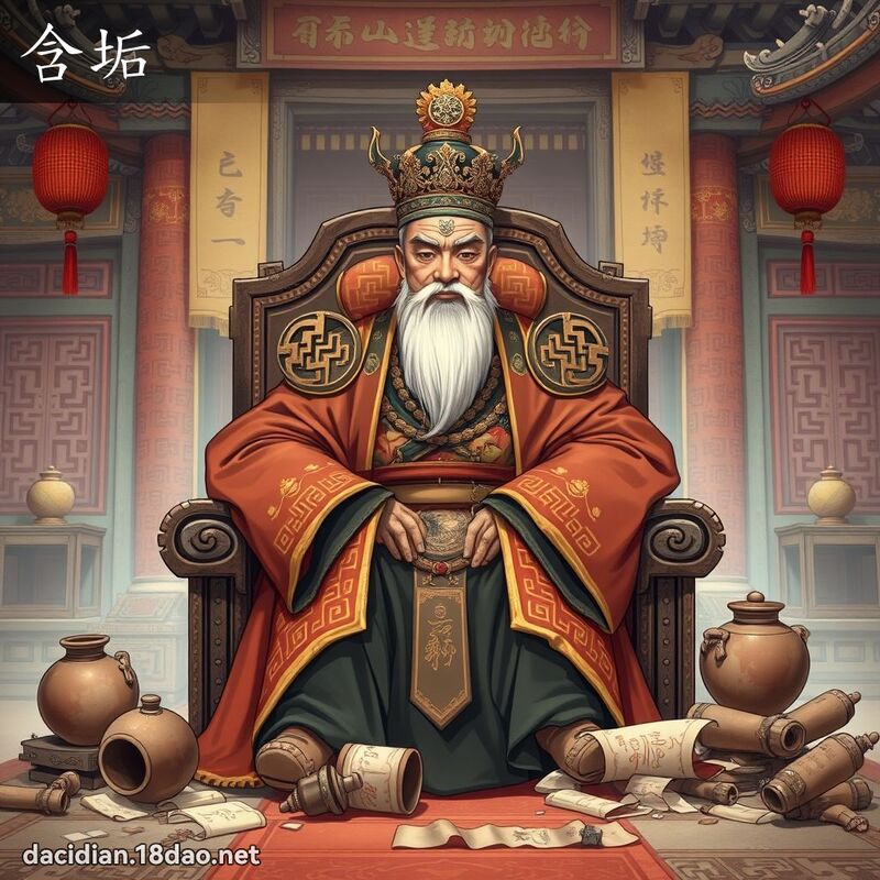 含垢 - 国语大辞典配图