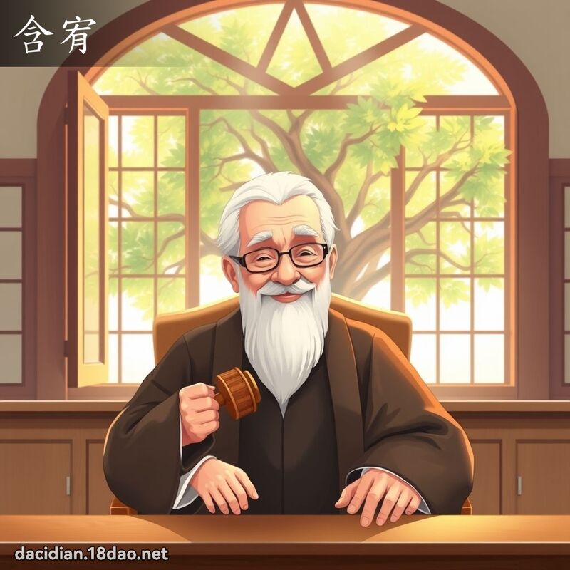 含宥 - 國語大辭典配圖
