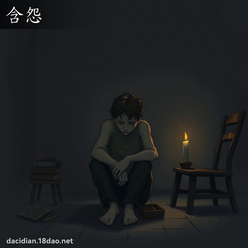 含怨 - 國語大辭典配圖