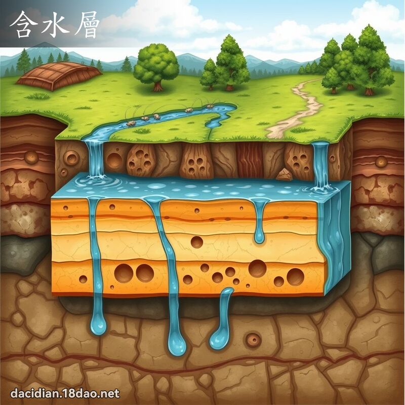 含水层 - 国语大辞典配图