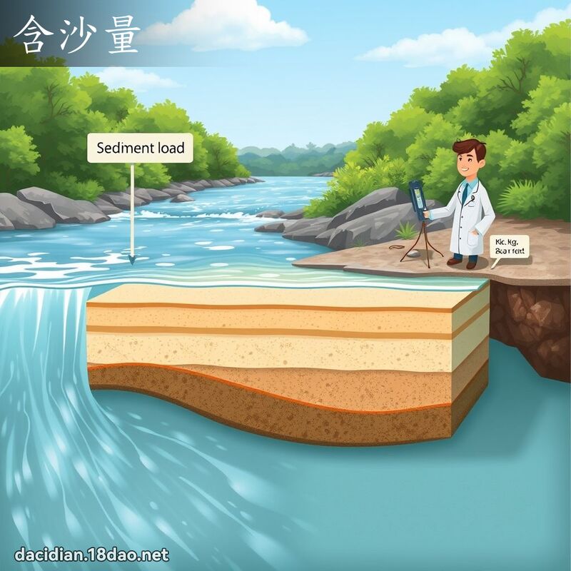 含沙量 - 国语大辞典配图