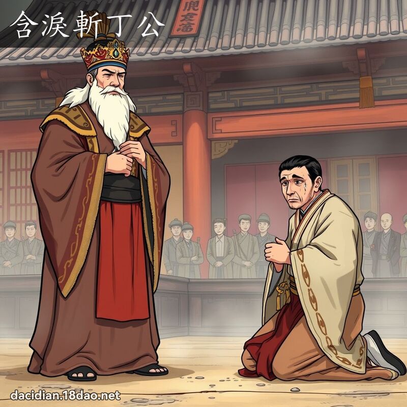 含泪斩丁公 - 国语大辞典配图