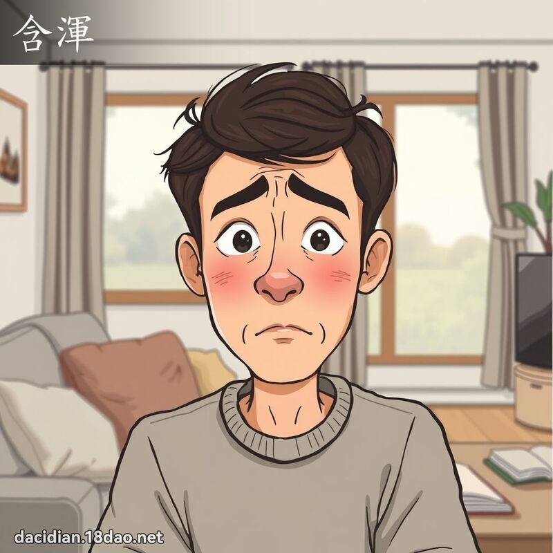 含渾 - 國語大辭典配圖