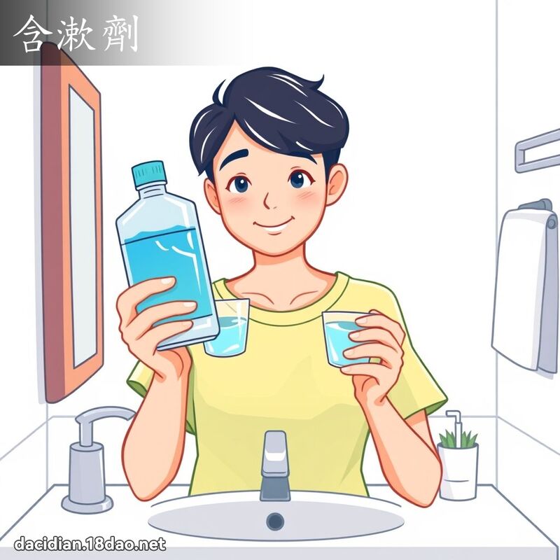含漱剂 - 国语大辞典配图