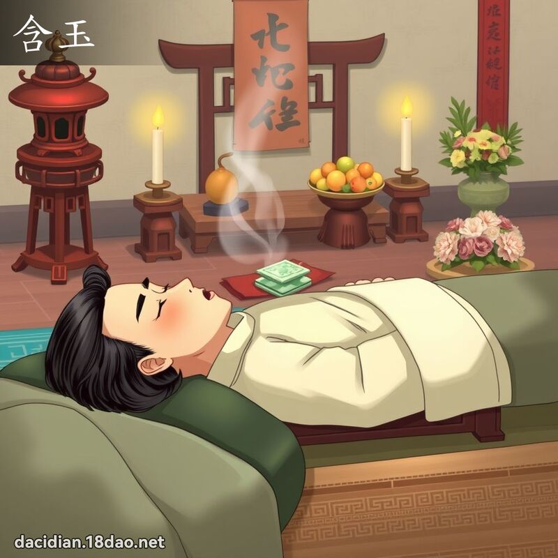 含玉 - 國語大辭典配圖