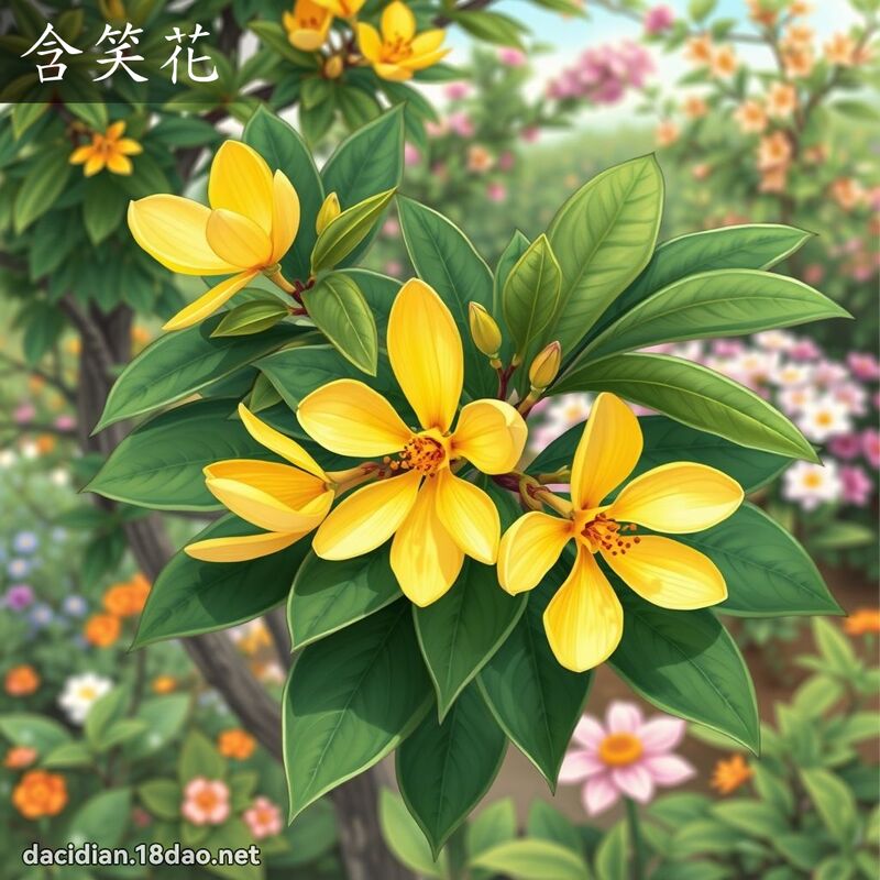 含笑花 - 国语大辞典配图