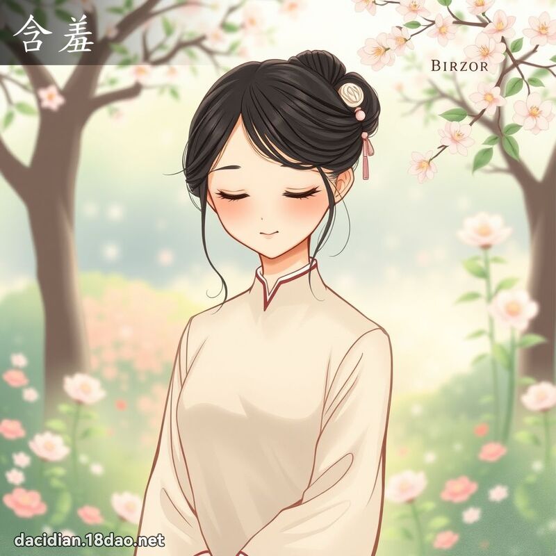 含羞 - 国语大辞典配图
