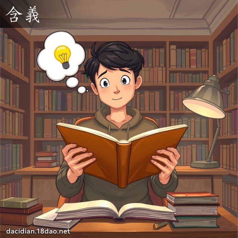 含义 - 国语大辞典配图