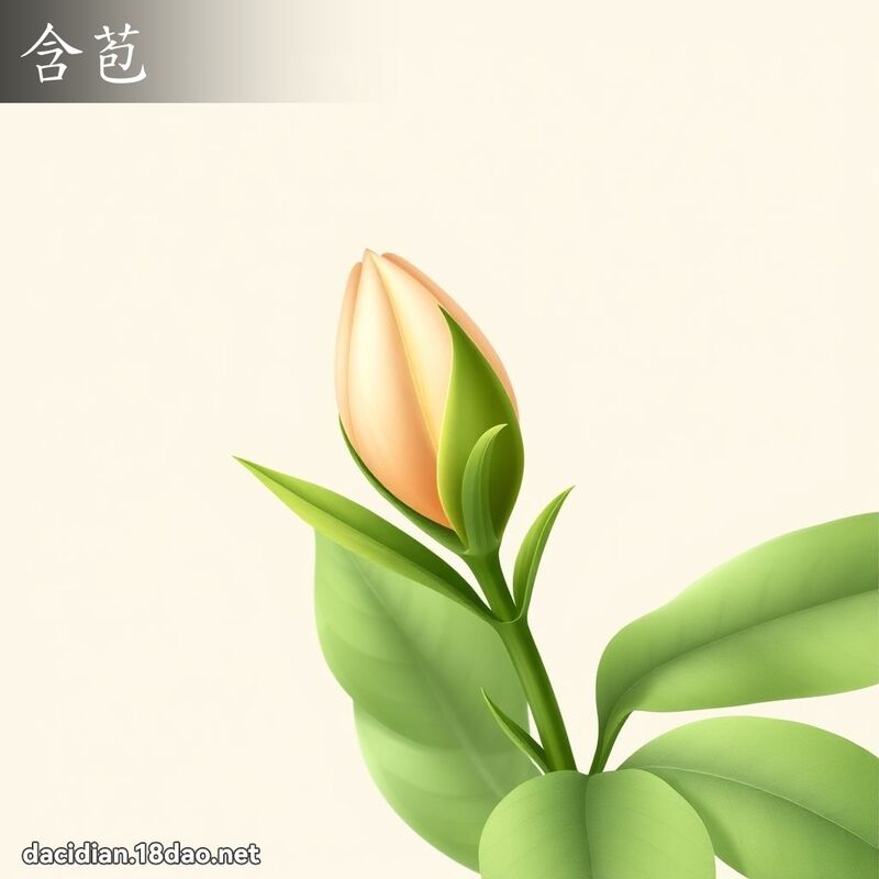 含苞 - 國語大辭典配圖