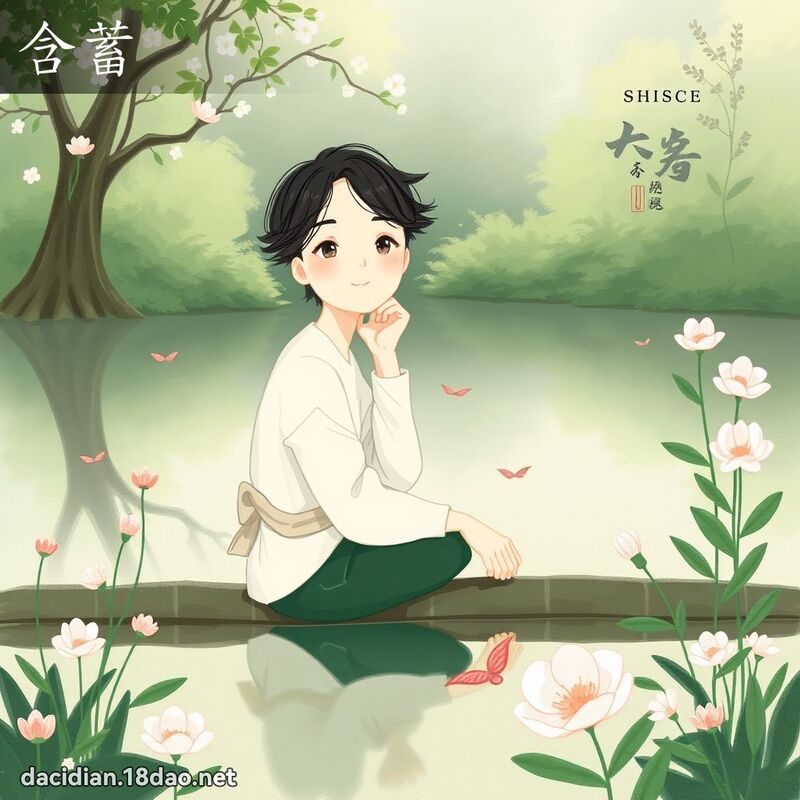含蓄 - 國語大辭典配圖