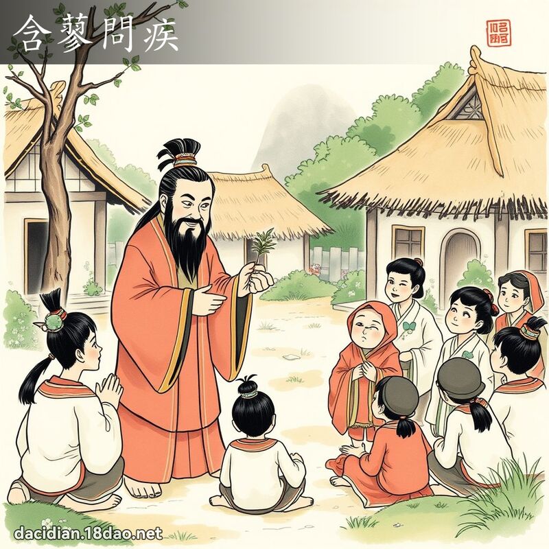 含蓼問疾 - 國語大辭典配圖