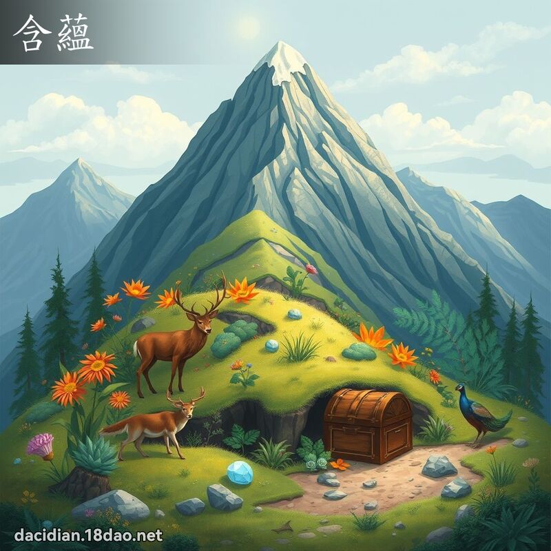 含蕴 - 国语大辞典配图