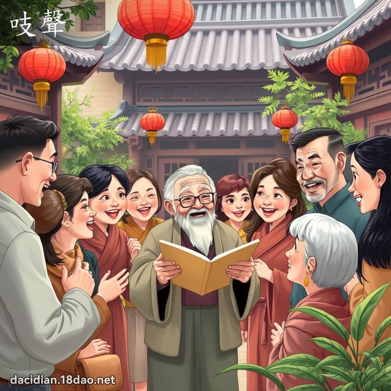 吱声 - 国语大辞典配图