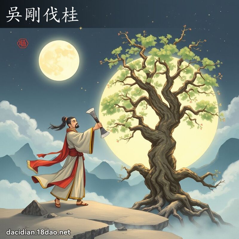 吴刚伐桂 - 国语大辞典配图