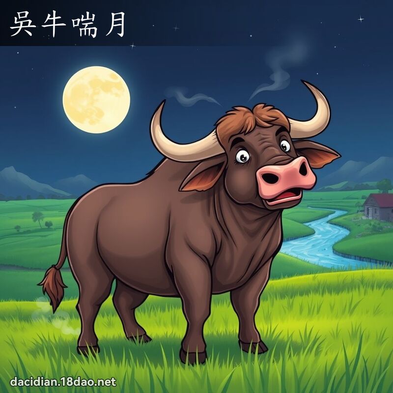 吴牛喘月 - 国语大辞典配图