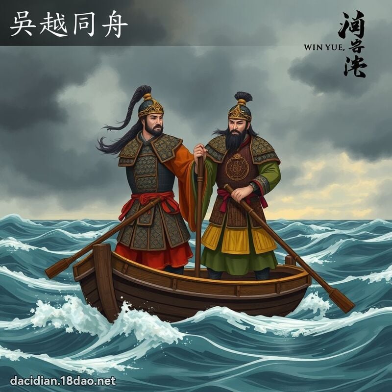 吳越同舟 - 國語大辭典配圖