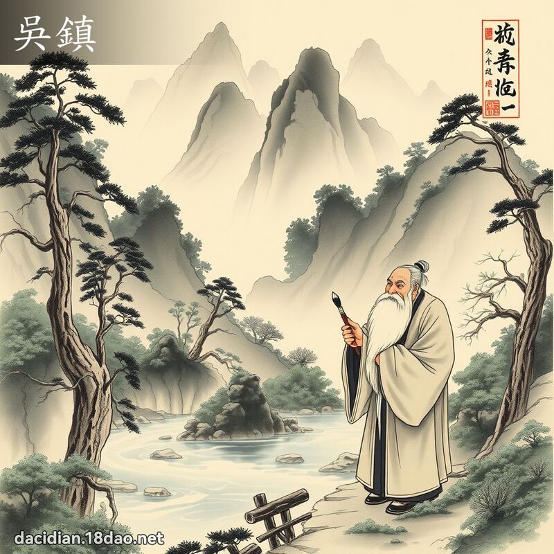 吳鎮 - 國語大辭典配圖