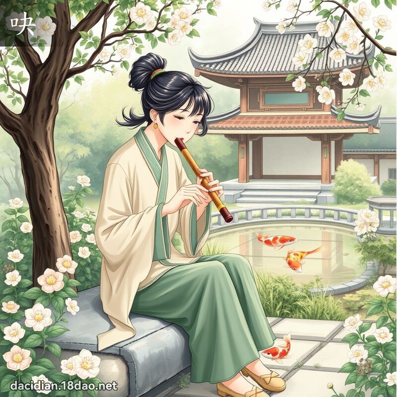吷 - 國語大辭典配圖